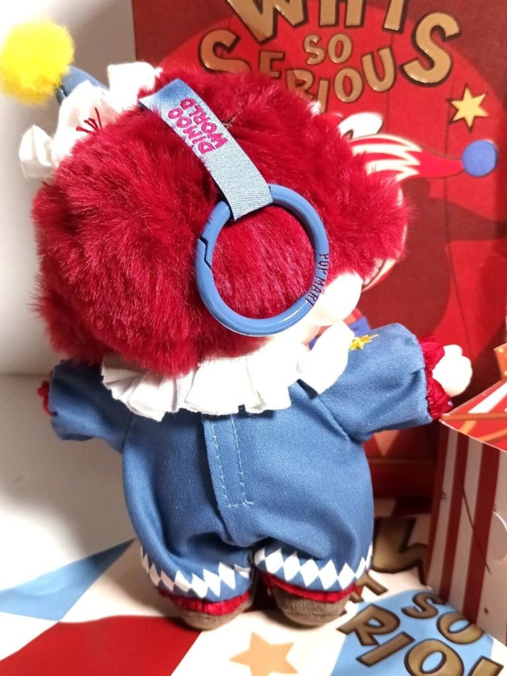 Pop Mart Dimoo Flame Clown Plush Pendant Why So Serious Series Confirmed - Picture 4 of 8